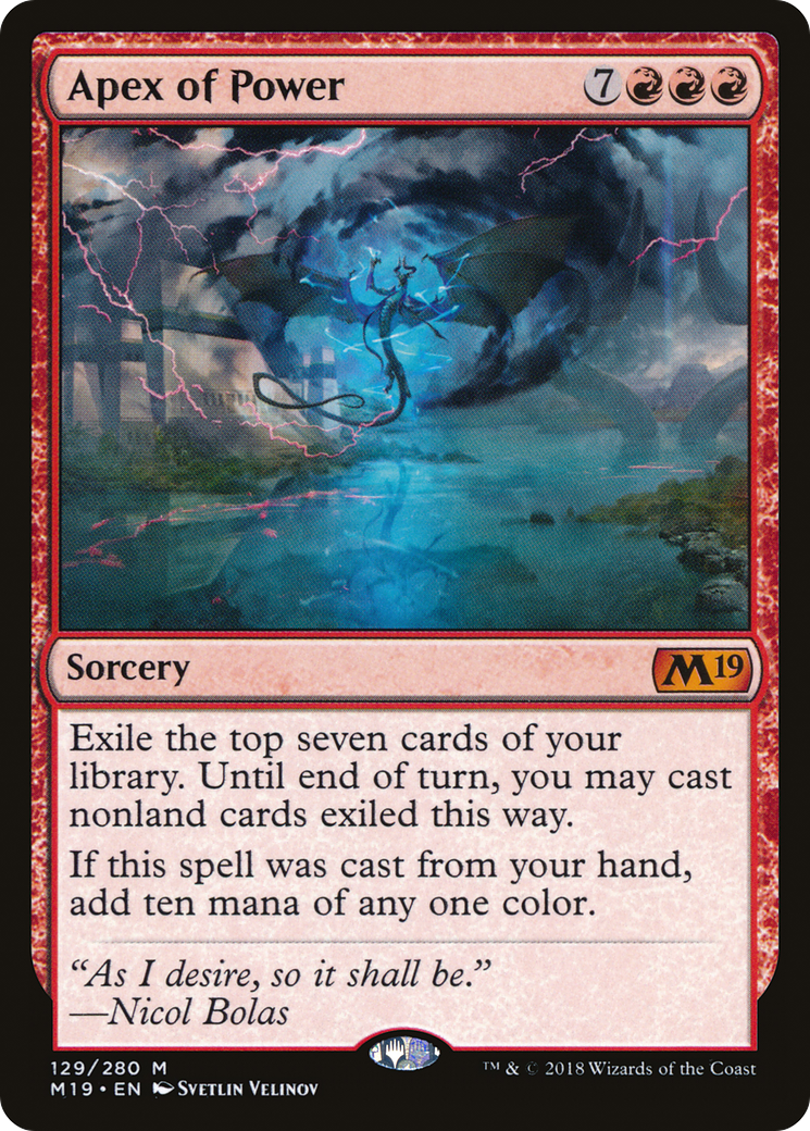 Apex of Power [M19 - 129]