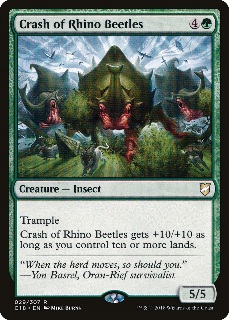 Crash of Rhino Beetles [C18 - 29]