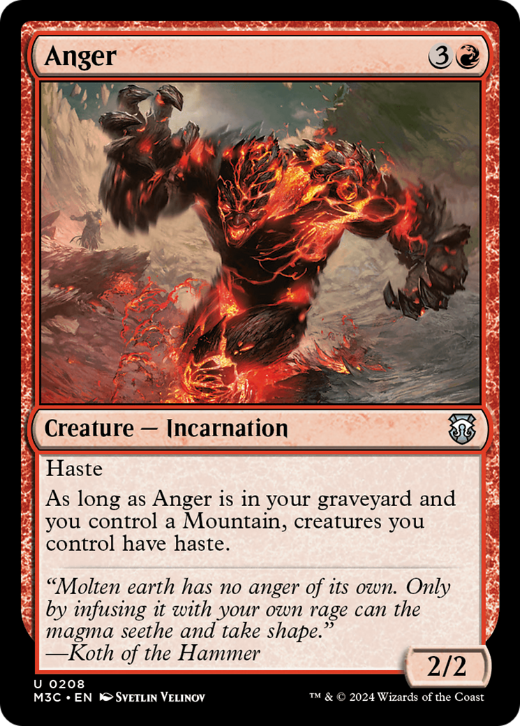 Anger [M3C - 208]