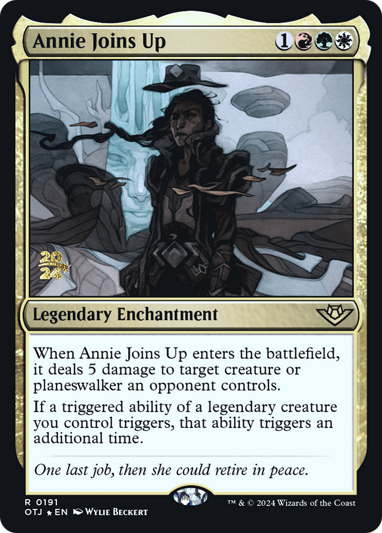 Annie Joins Up (PRE-191) - Outlaws of Thunder Junction Promos Foil