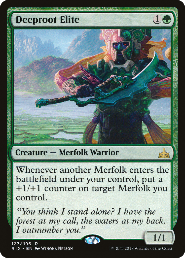 Deeproot Elite (RIX-127) - Rivals of Ixalan Foil