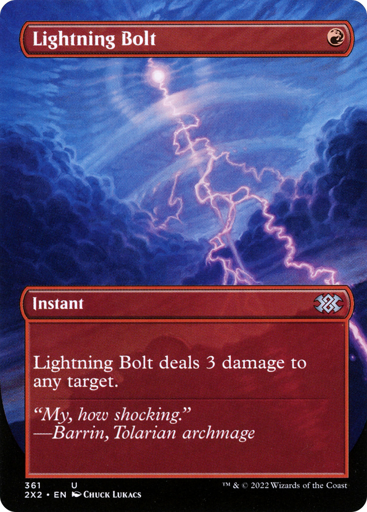 Lightning Bolt (Borderless) [2X2 - 361]