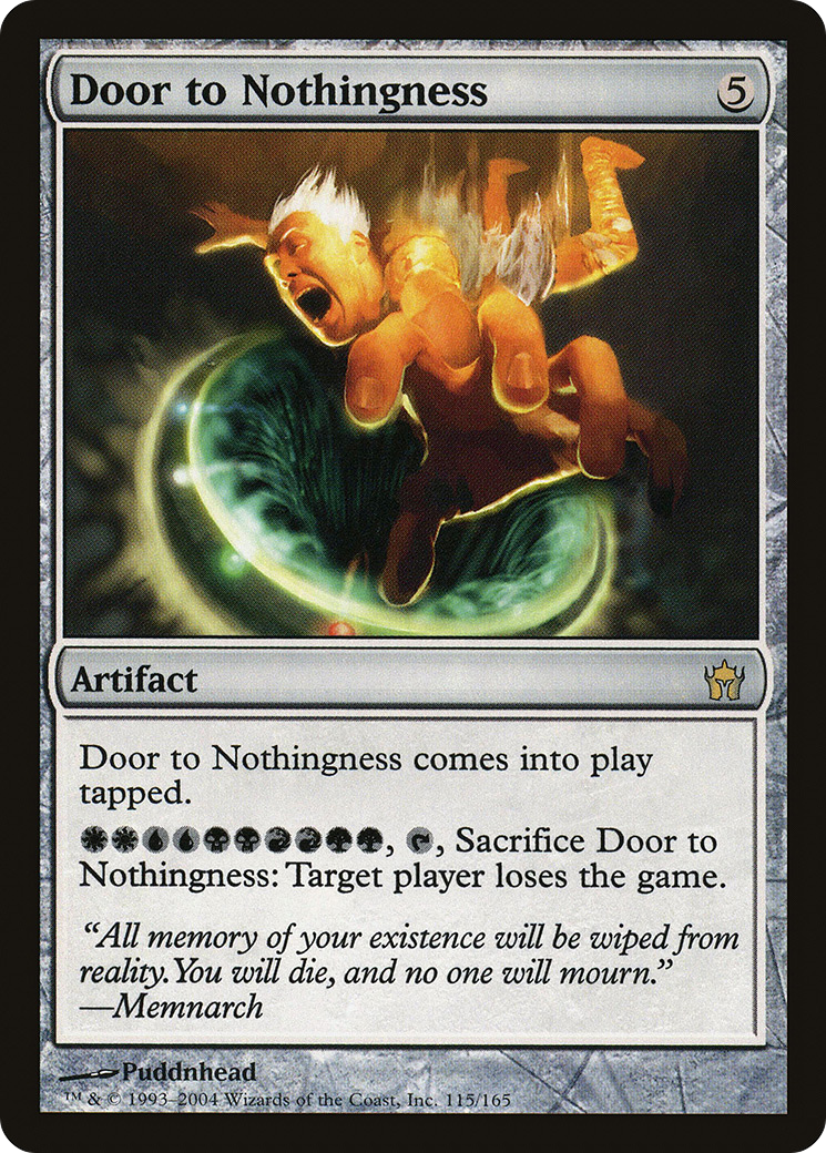 Door to Nothingness [5DN - 115]
