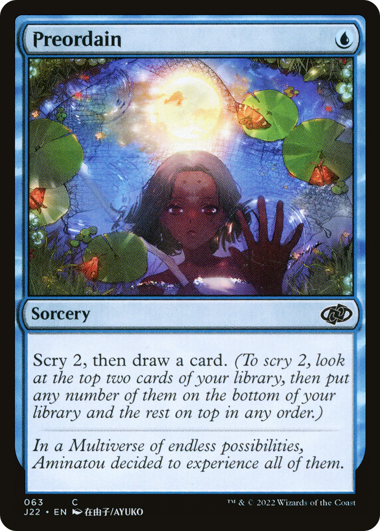 Preordain [J22 - 63]