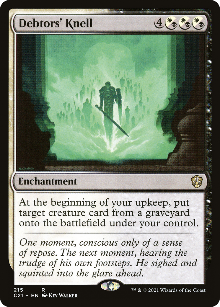 Debtors' Knell [C21 - 215]