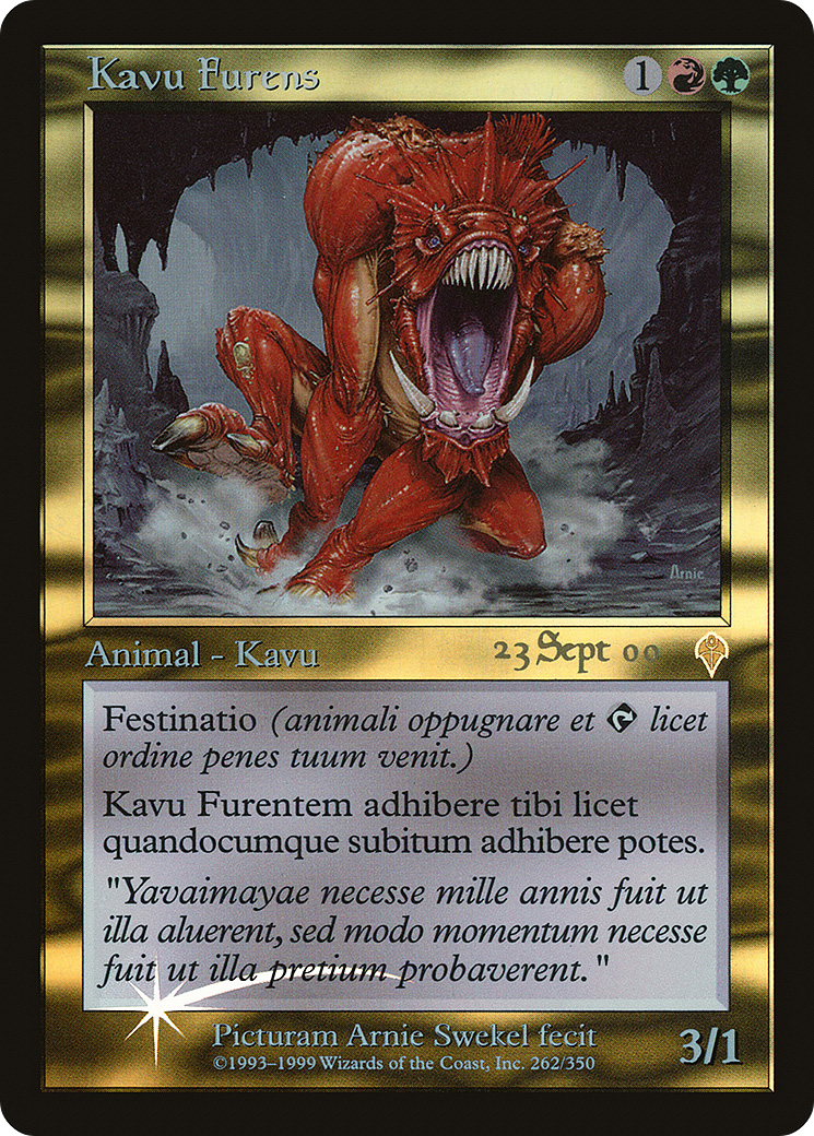 Raging Kavu (Latin) [PRE - 262]