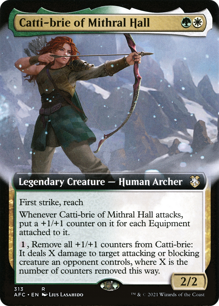 Catti-brie of Mithral Hall (Extended Art) [AFC - 313]