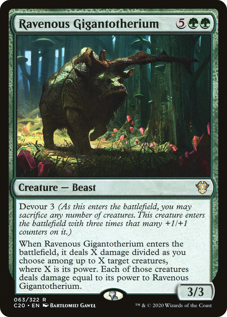 Ravenous Gigantotherium [C20 - 63]