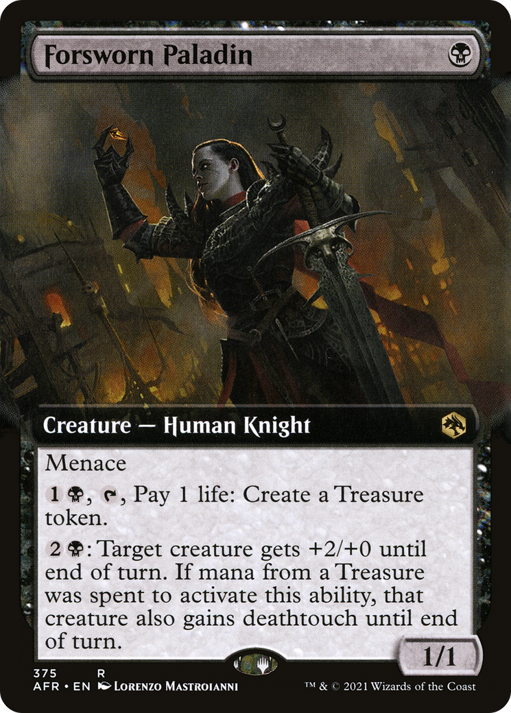 Forsworn Paladin (Extended Art) [AFR - 375]