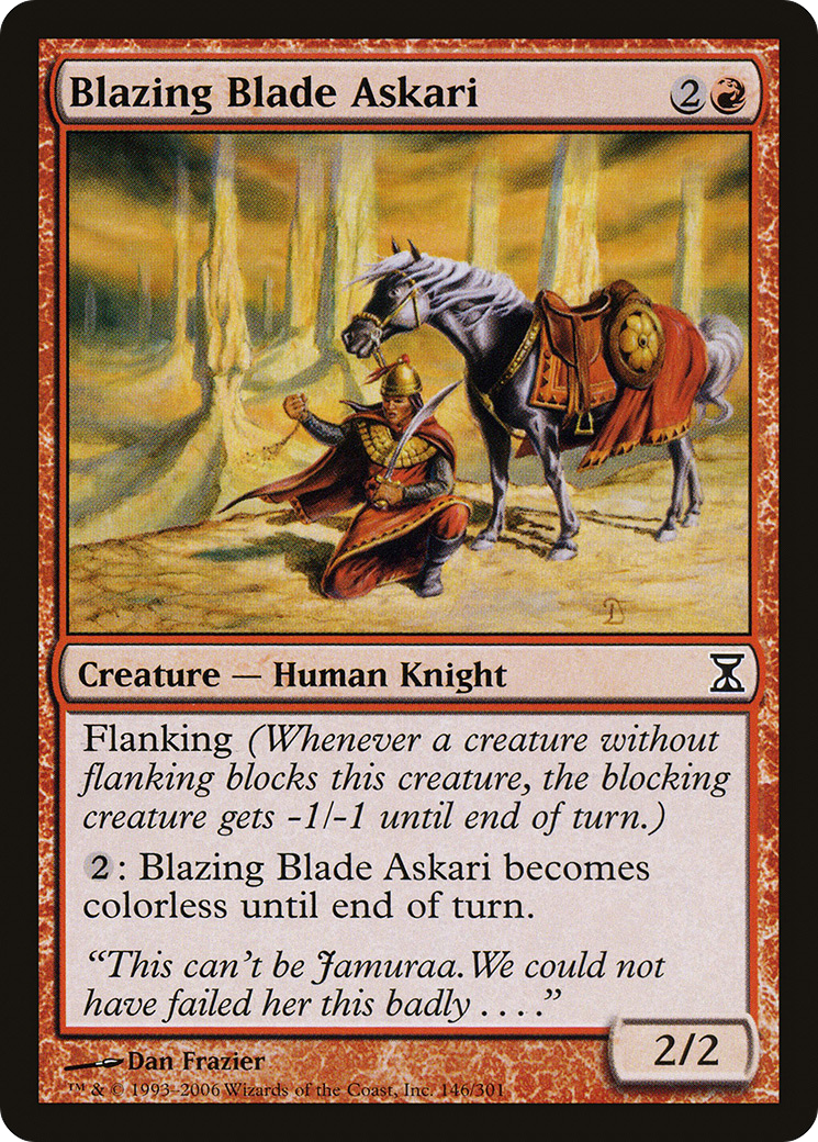 Blazing Blade Askari [TSP - 146]