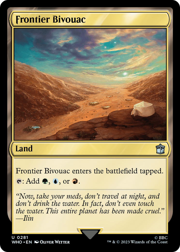 Frontier Bivouac [WHO - 281]