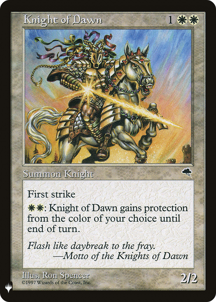Knight of Dawn [LIST - 26]