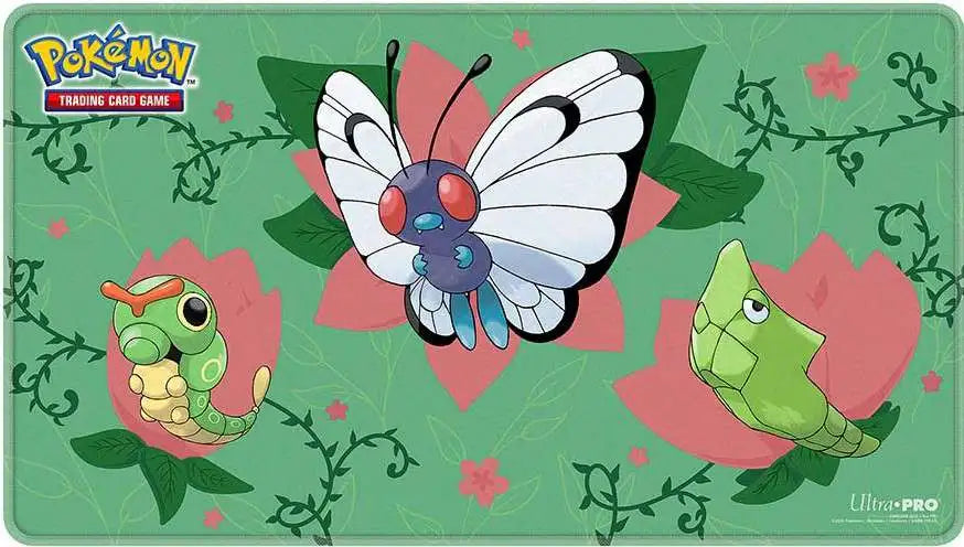 Ultra Pro Pokemon Caterpie, Metapod & Butterfree Playmat [Evolution]