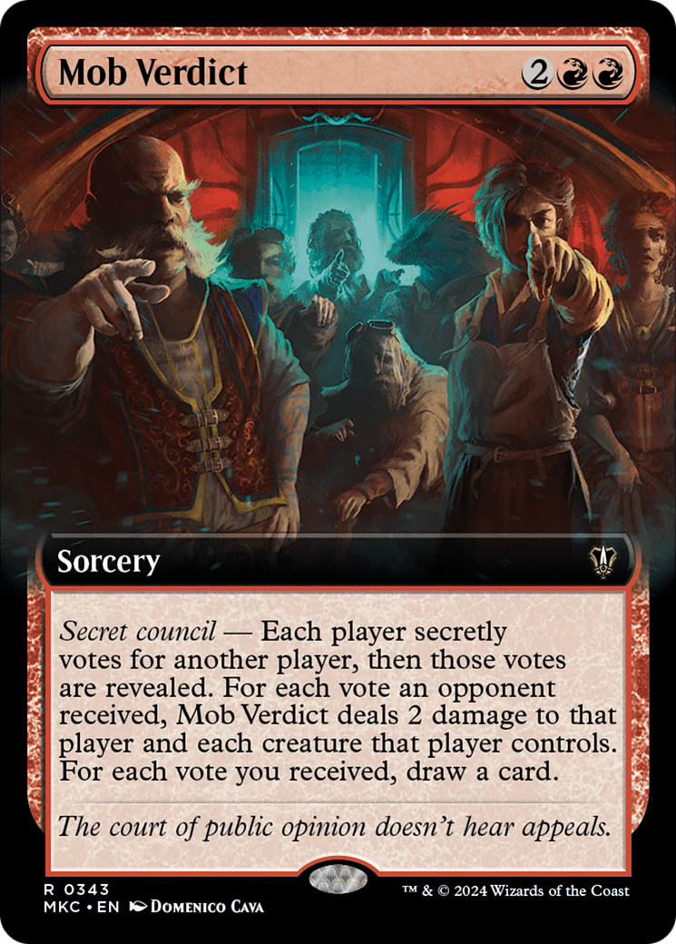 Mob Verdict (Extended Art) [MKC - 343]