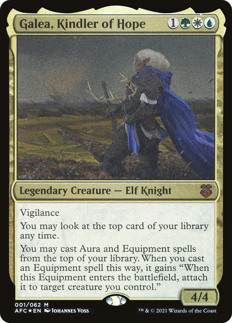 Galea, Kindler of Hope (Display Commander) - Thick Stock [AFC - 1]