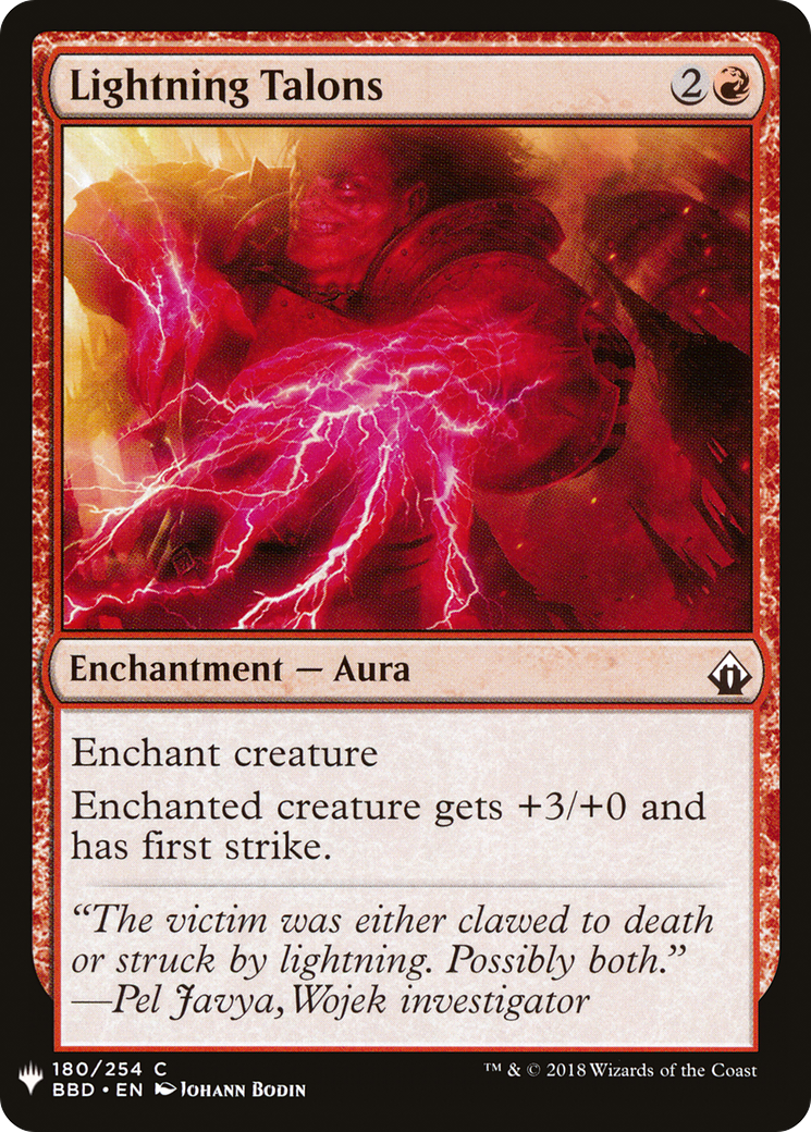 Lightning Talons [LIST - 180]