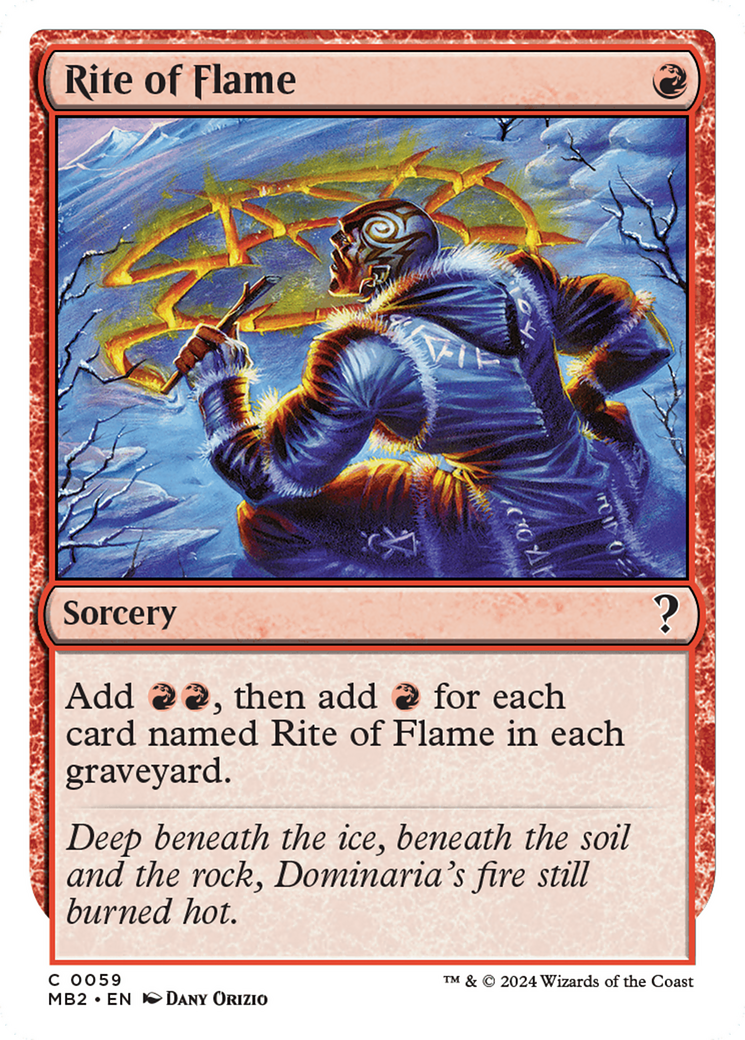 Rite of Flame (White Border) [MB2 - 59]