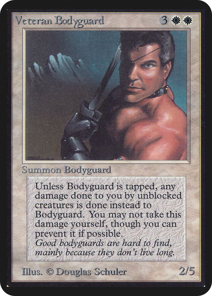 Veteran Bodyguard (LEA-) - Limited Edition Alpha