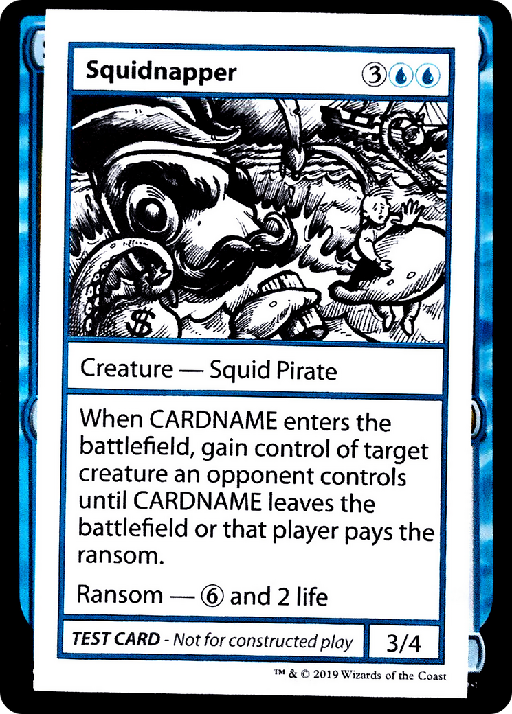 Squidnapper (No PW Symbol) (CMB1-029) - Mystery Booster Playtest Cards 2021
