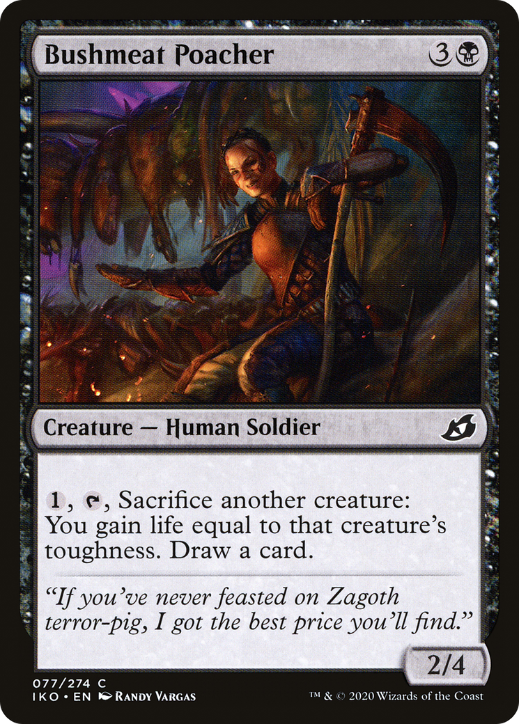 Bushmeat Poacher (IKO-077) - Ikoria: Lair of Behemoths Foil