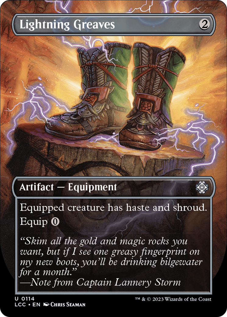 Lightning Greaves (Borderless) [LCC - 114]