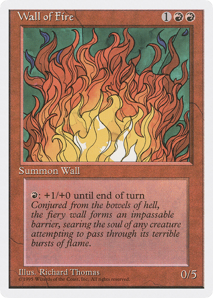 Wall of Fire [4ED - N/A]