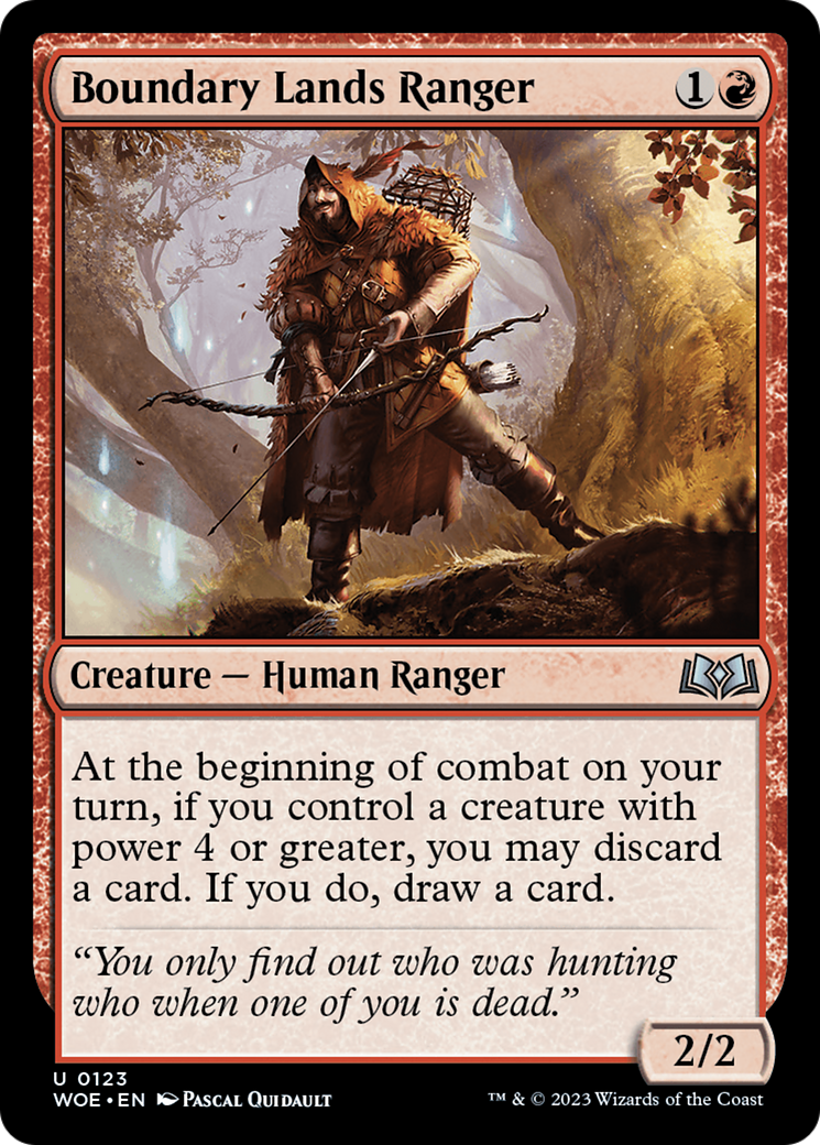 Boundary Lands Ranger [WOE - 123]