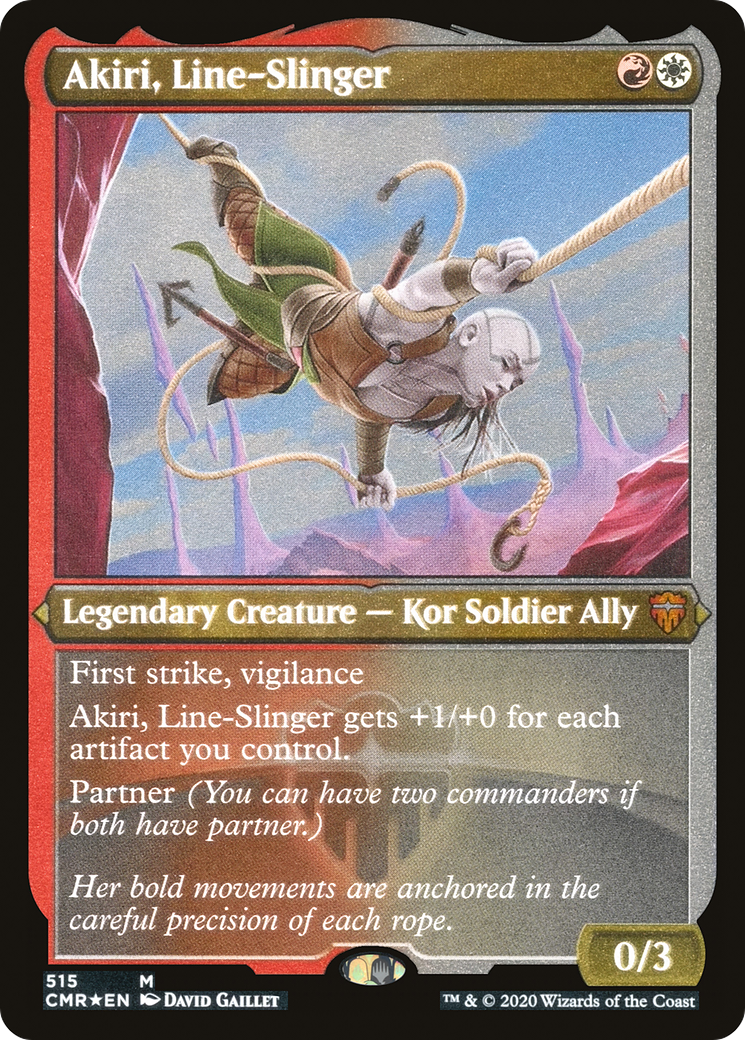 Akiri, Line-Slinger (Foil Etched) [CMR - 515]