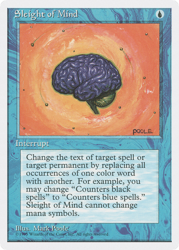 Sleight of Mind [4ED - N/A]