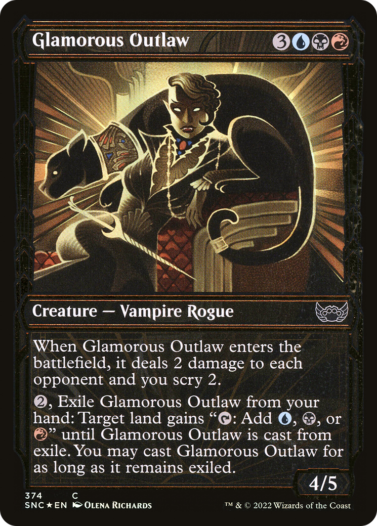 Glamorous Outlaw (Gilded Foil) [SNC - 374]