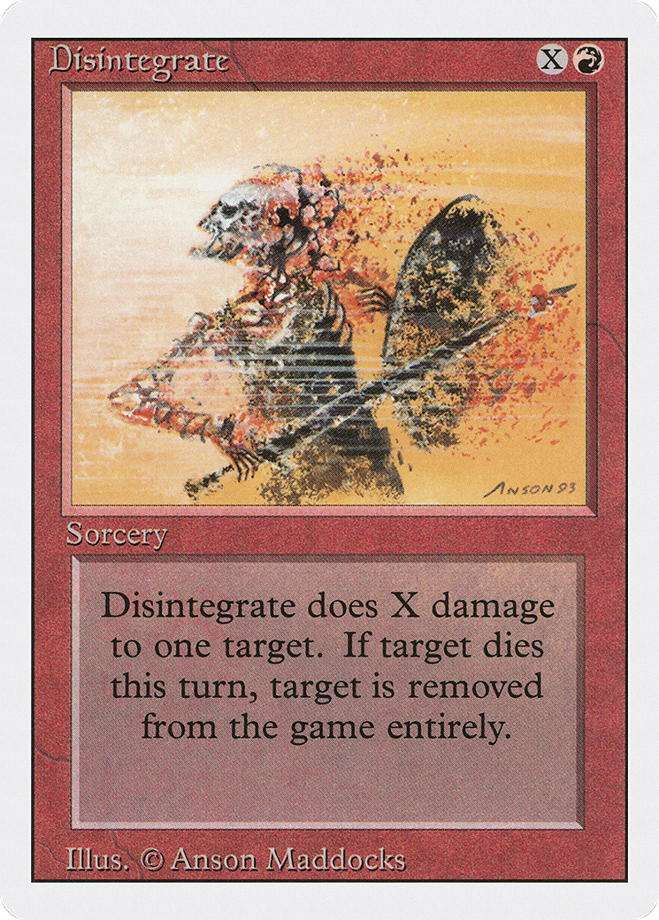 Disintegrate [3ED - N/A]