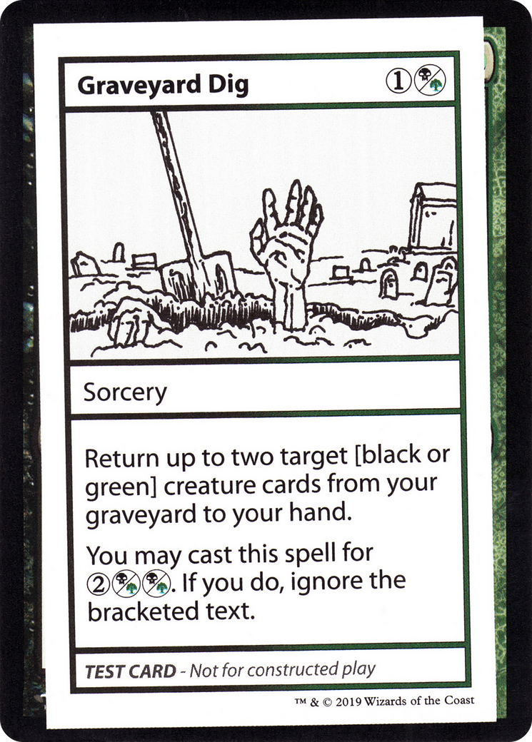 Graveyard Dig (No PW Symbol) [CMB1 - N/A]