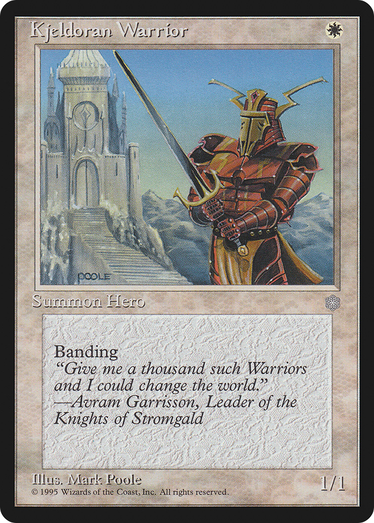 Kjeldoran Warrior [ICE - N/A]
