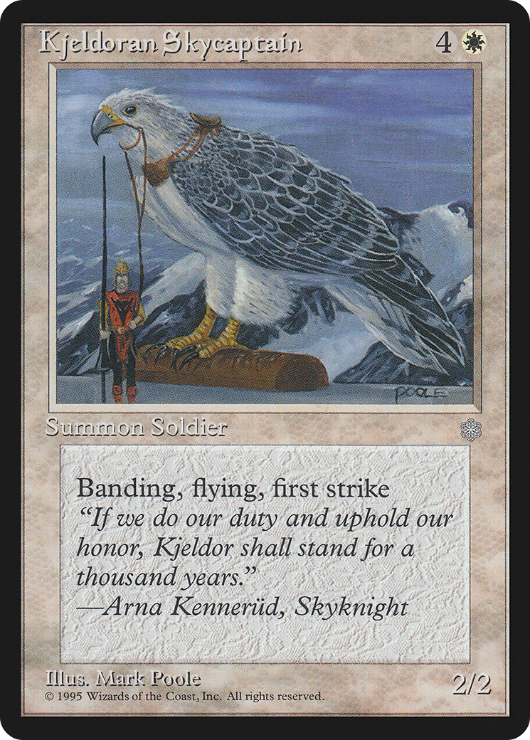 Kjeldoran Skycaptain [ICE - N/A]