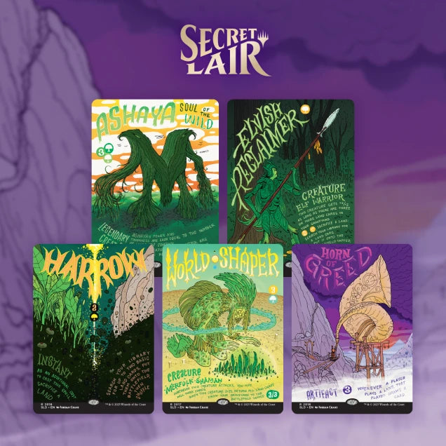 Secret Lair Drop: Our Boss is on Vacation Superdrop: Garden Buds - Rainbow Foil Edition [SLD]