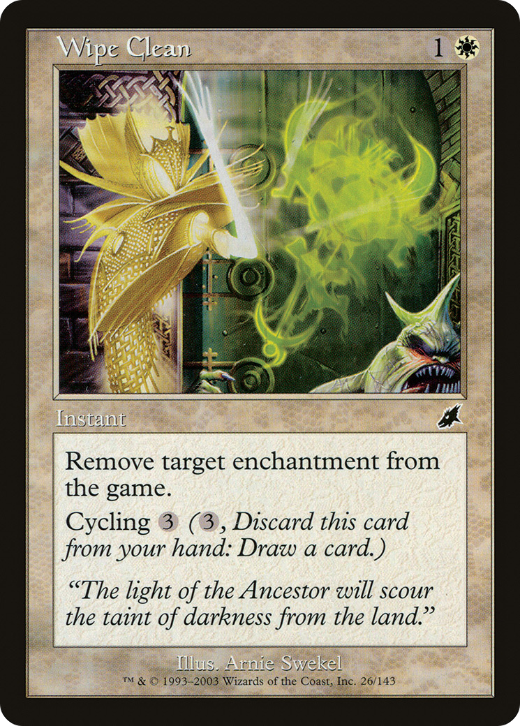 Wipe Clean [SCG - 26]