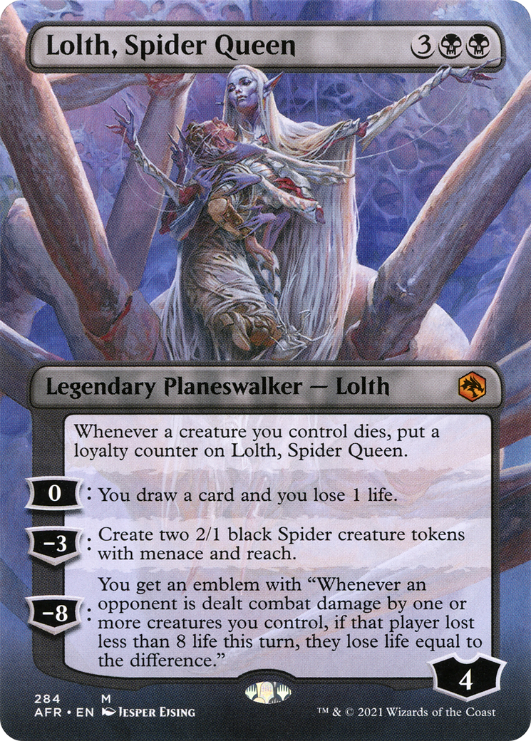 Lolth, Spider Queen (Borderless) [AFR - 284]