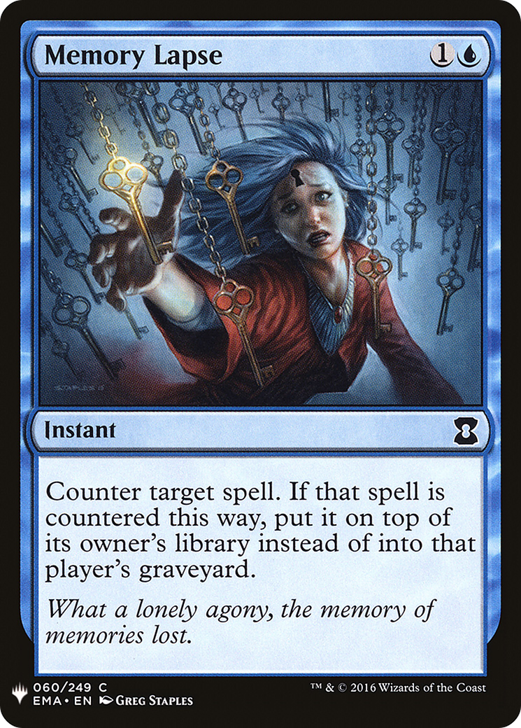 Memory Lapse [LIST - 60]