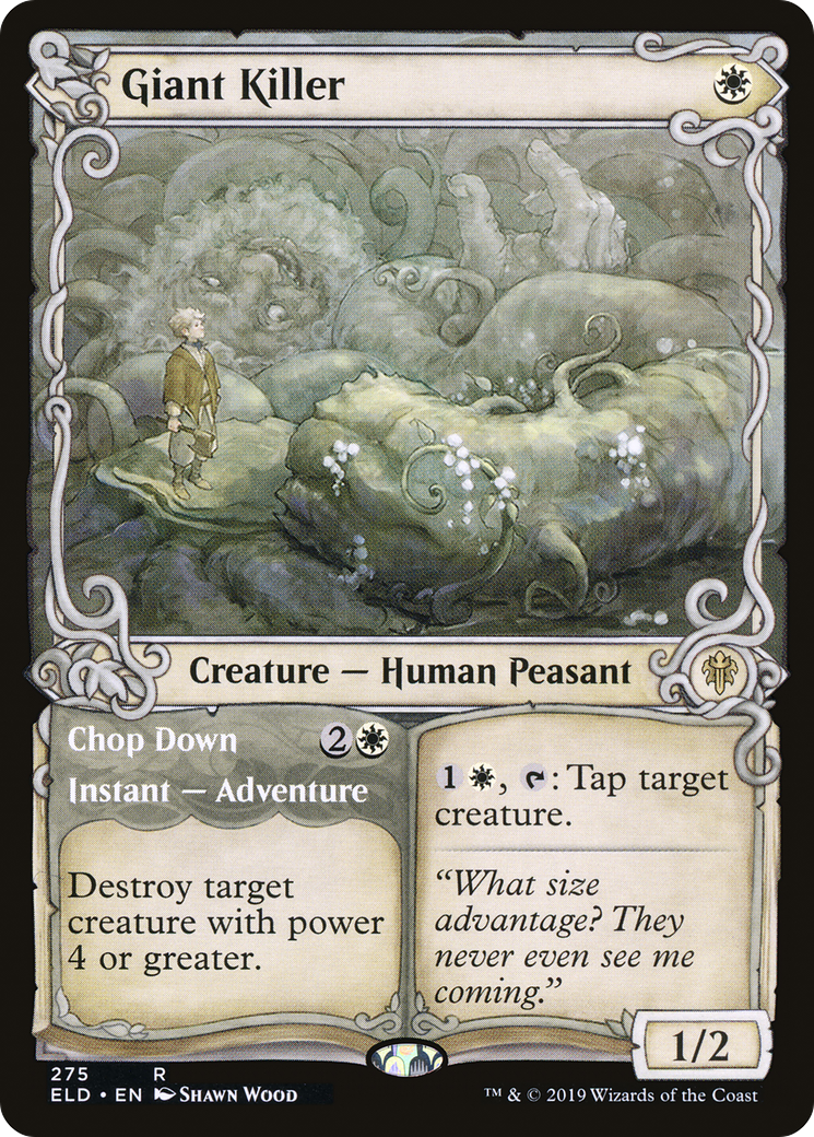 Giant Killer (Showcase) (ELD-275) - Throne of Eldraine: (Showcase) Foil
