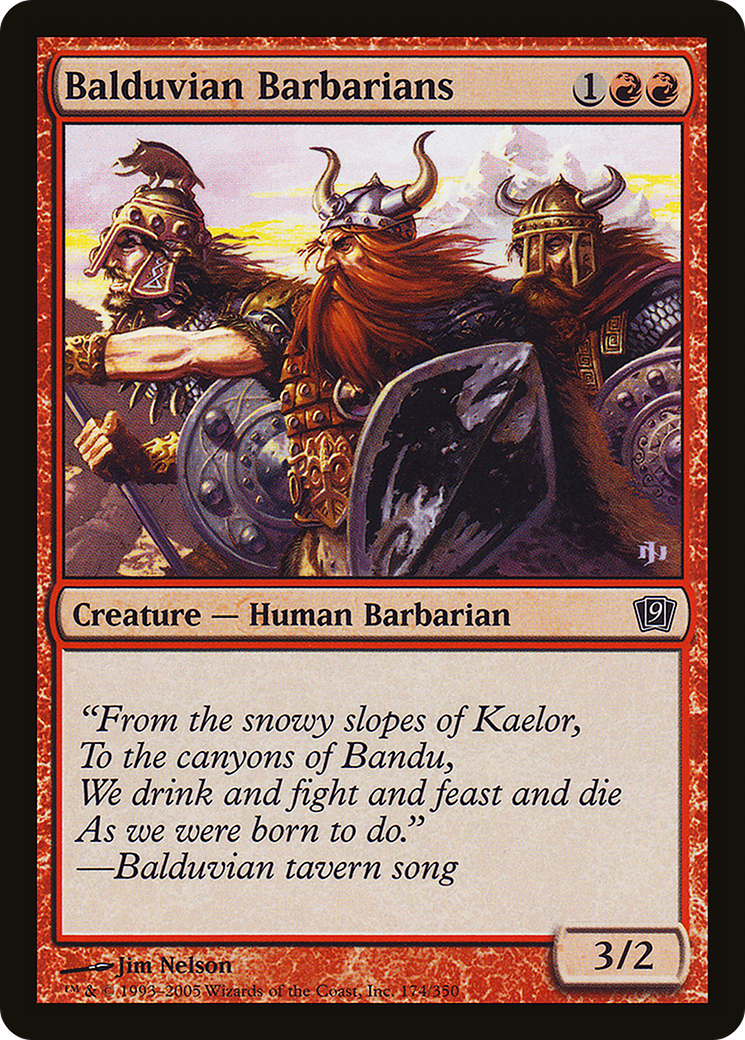 Balduvian Barbarians [9ED - 174]