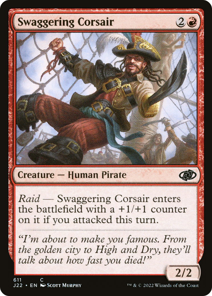 Swaggering Corsair [J22 - 611]