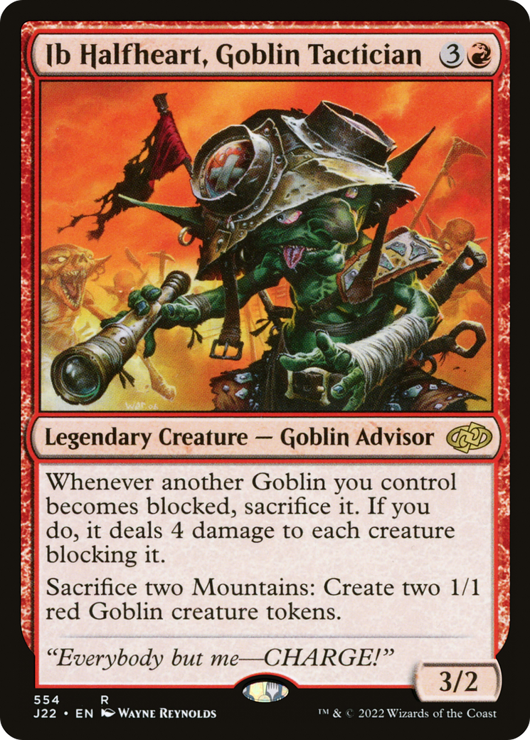 Ib Halfheart, Goblin Tactician [J22 - 554]