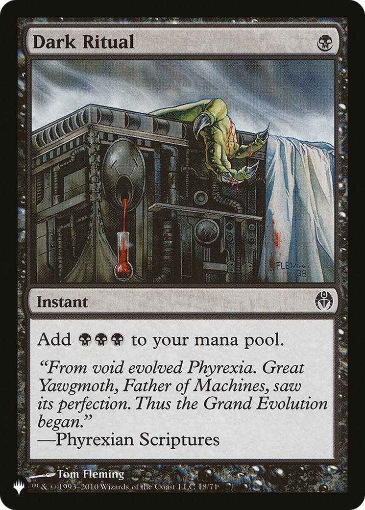 Dark Ritual (DDE) (LIST-18/71) - The List