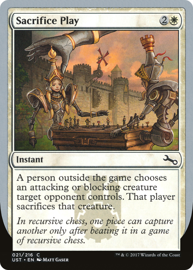 Sacrifice Play [UST - 21]