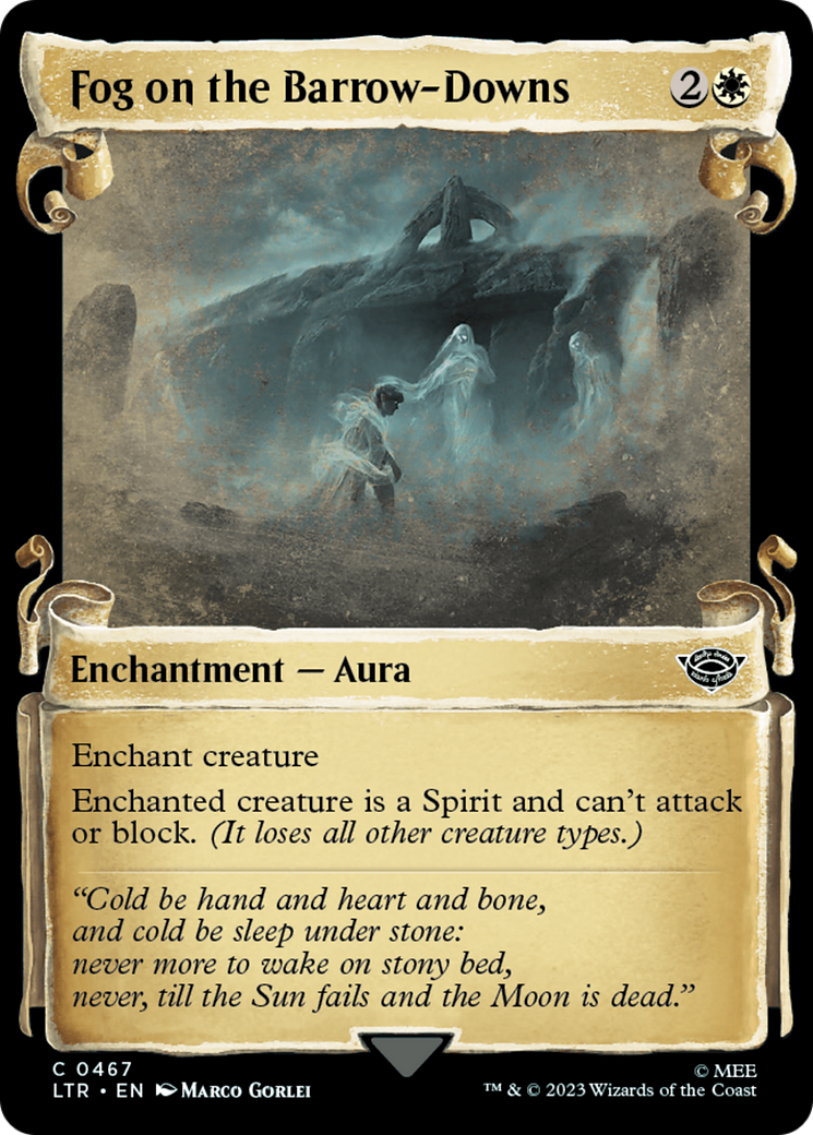 Fog on the Barrow-Downs (Showcase Scrolls) [LTR - 467]