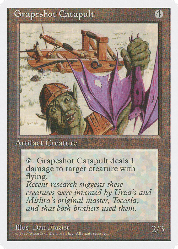 Grapeshot Catapult [4ED - N/A]