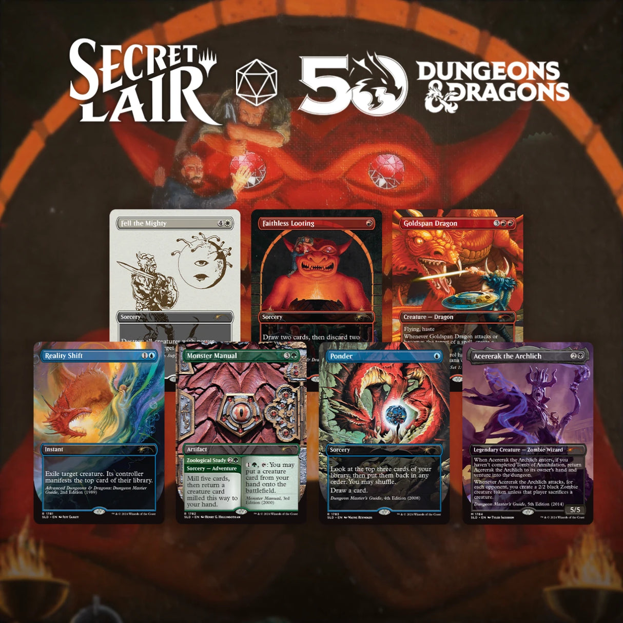 Secret Lair Drop: Secret Lair x Dungeons & Dragons: An Exhibition of Adventure - Non-Foil Edition [SLD - N/A]