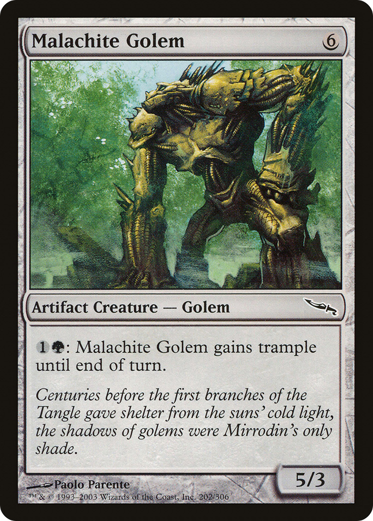 Malachite Golem [MRD - 202]