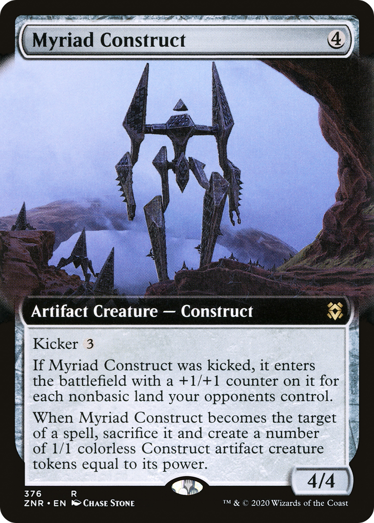 Myriad Construct (Extended Art) (ZNR-376) - Zendikar Rising: (Extended Art)