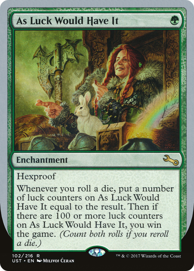 As Luck Would Have It [UST - 102]